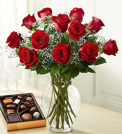 Rose Elegance™ Premium Long Stem Red Roses