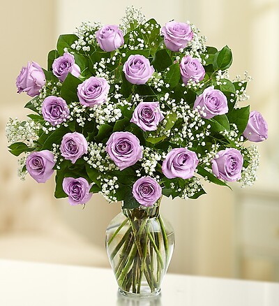 Rose Elegance&amp;trade; Premium Long Stem Purple Roses