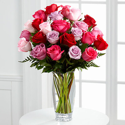 The Captivating Color&amp;trade; Rose Bouquet by Vera Wang